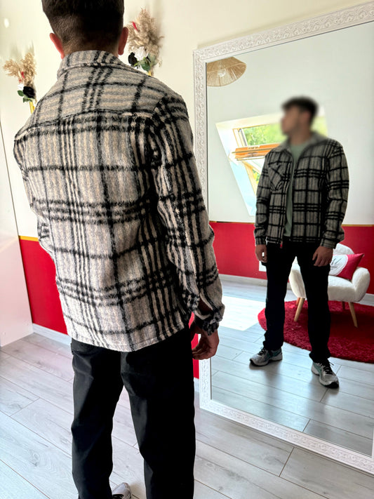 VESTE À CARREAUX - MaisonKLLY