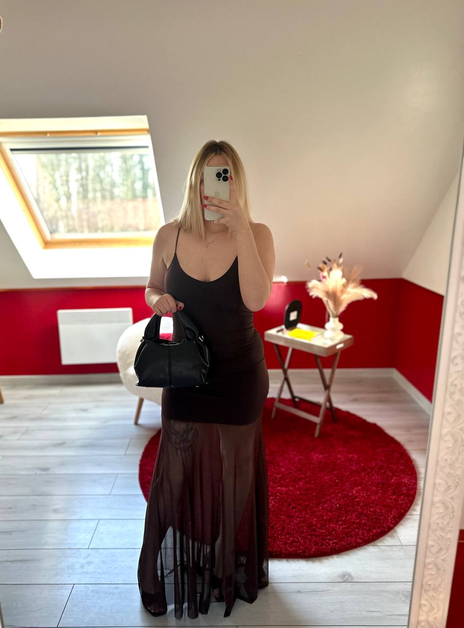 ROBE TULLE CHOCOLAT - MaisonKLLY