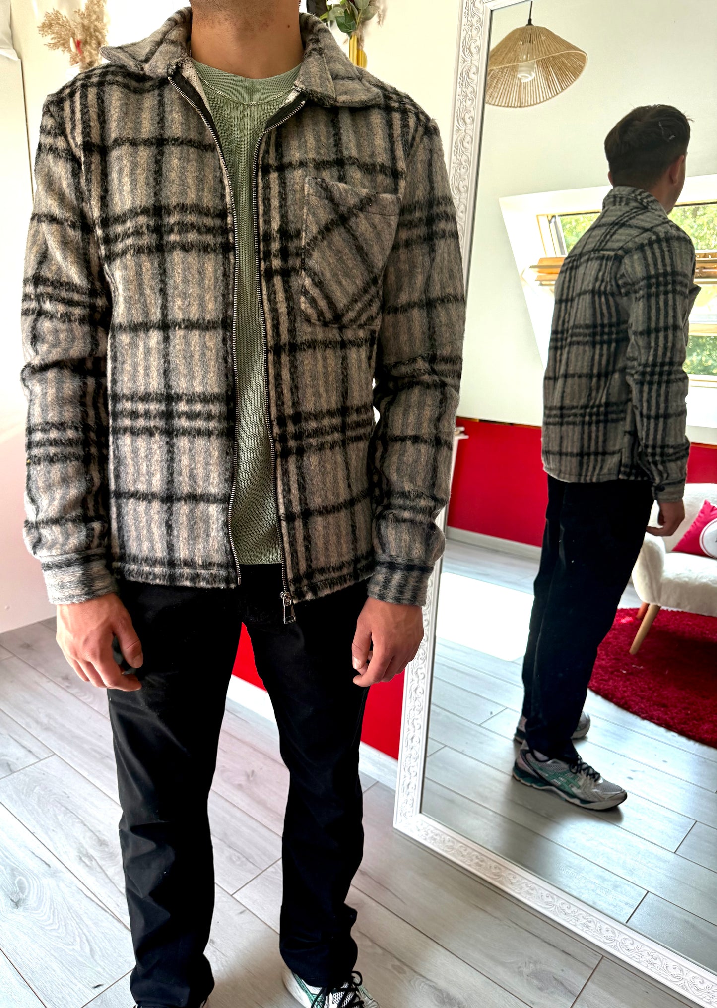 VESTE À CARREAUX - MaisonKLLY