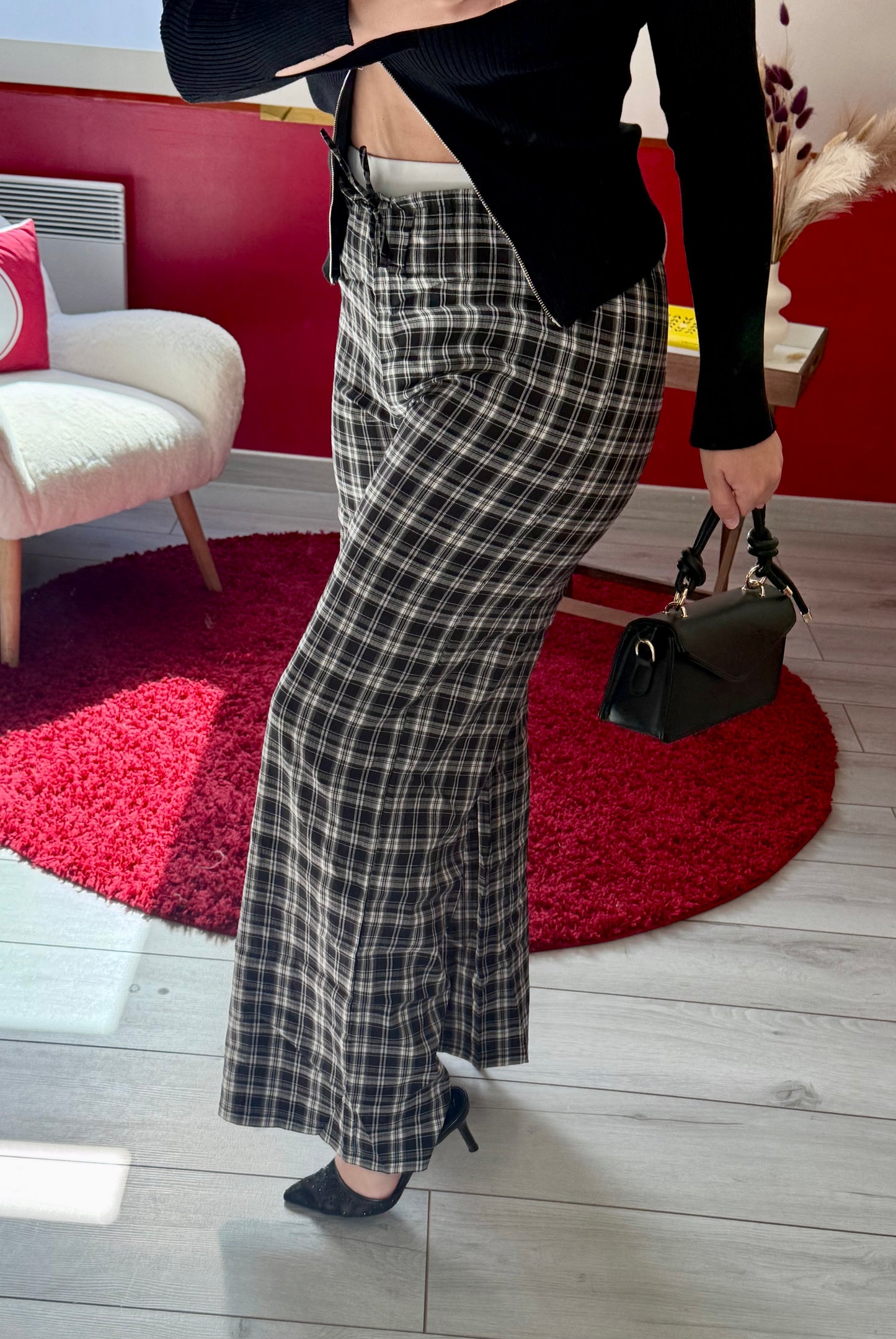 PANTALON À CARREAUX - MaisonKLLY