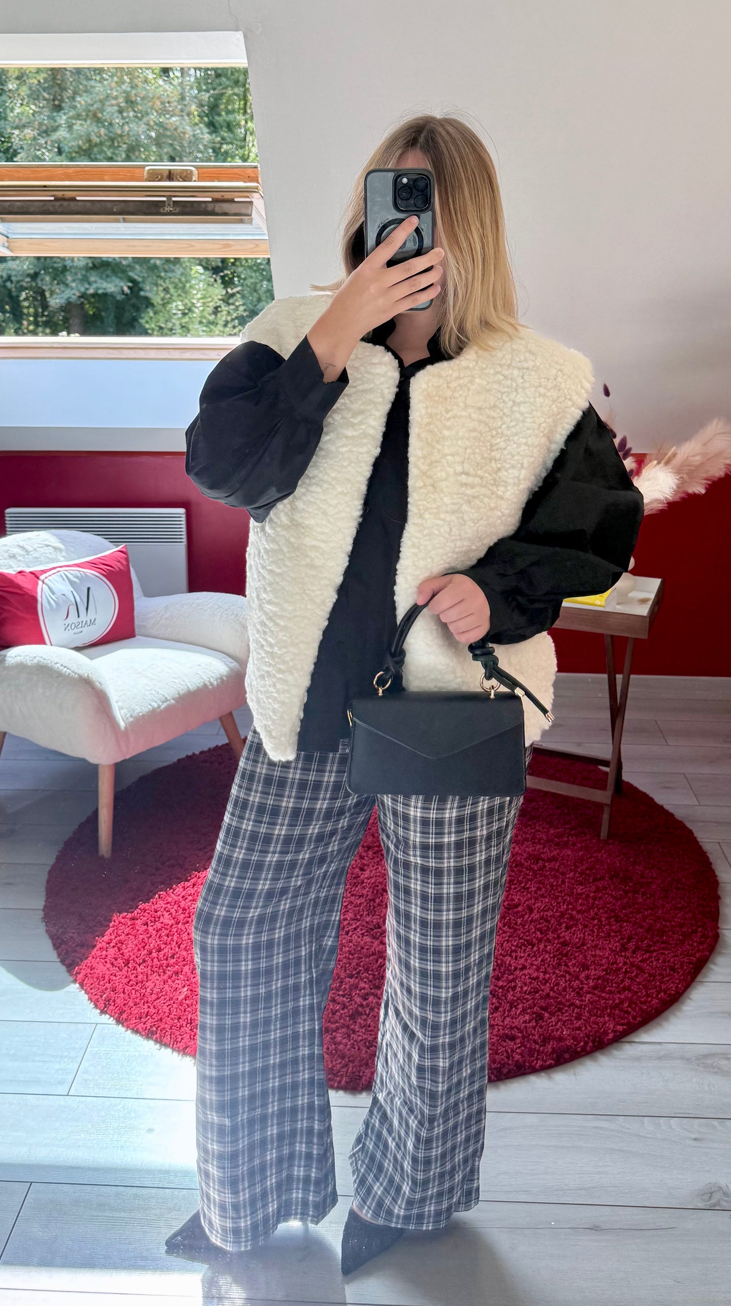 VESTE MOUMOUTE SANS MANCHE BLANCHE - MaisonKLLY