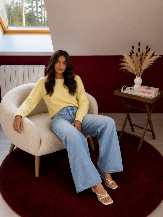 JEANS BALLOON BLEU