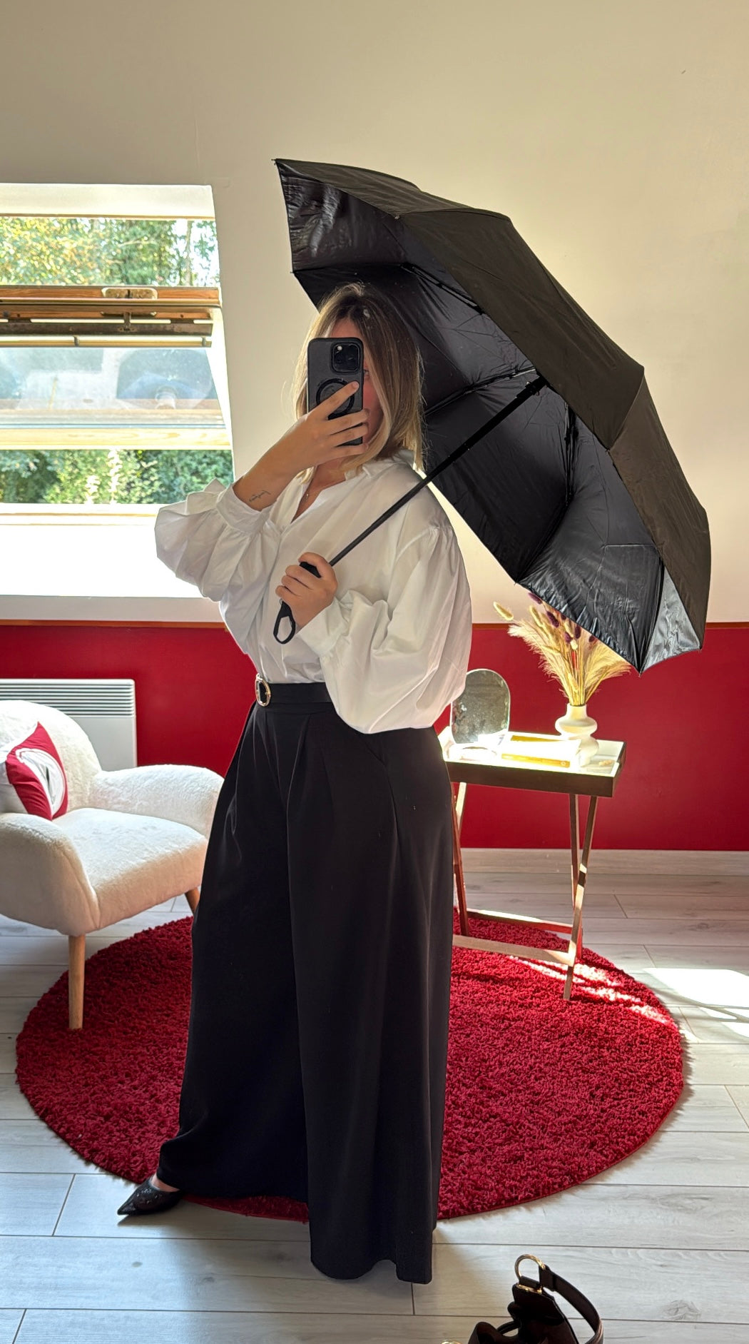 PARAPLUIE AUTOMATIQUE NOIR - MaisonKLLY