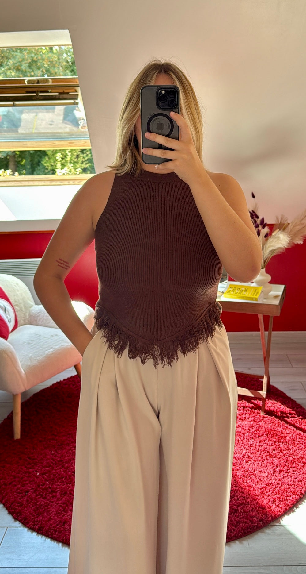 TOP FROUFROU CHOCOLAT - MaisonKLLY