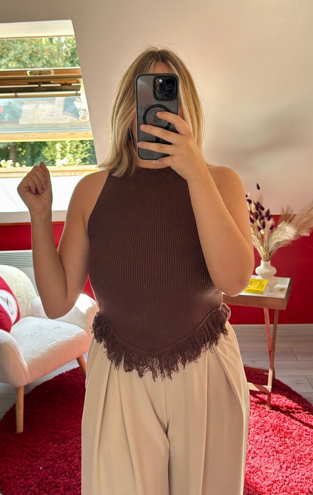 TOP FROUFROU CHOCOLAT - MaisonKLLY