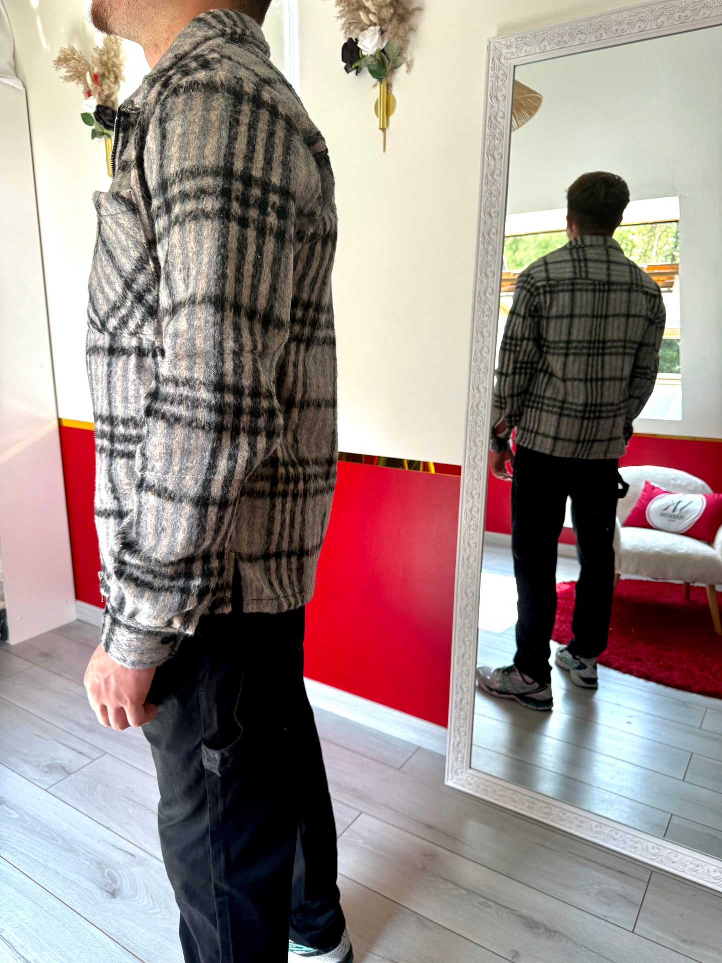 VESTE À CARREAUX - MaisonKLLY