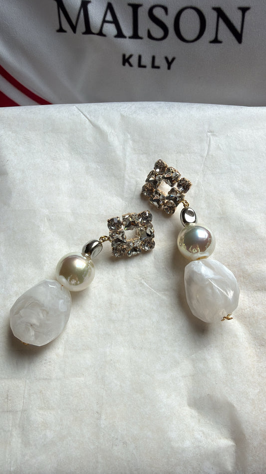 BOUCLES D’OREILLES PERLE - MaisonKLLY
