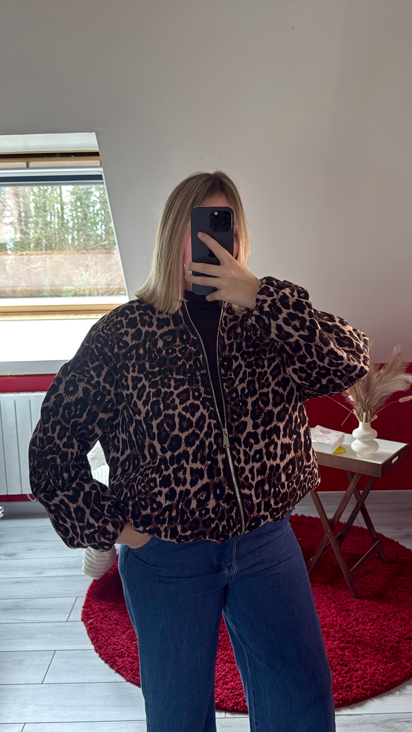 VESTE BOMBER LÉOPARD - MaisonKLLY