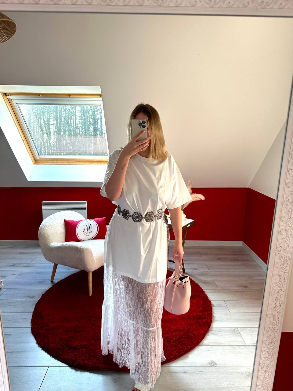 ROBE COTON EN DENTELLE - MaisonKLLY