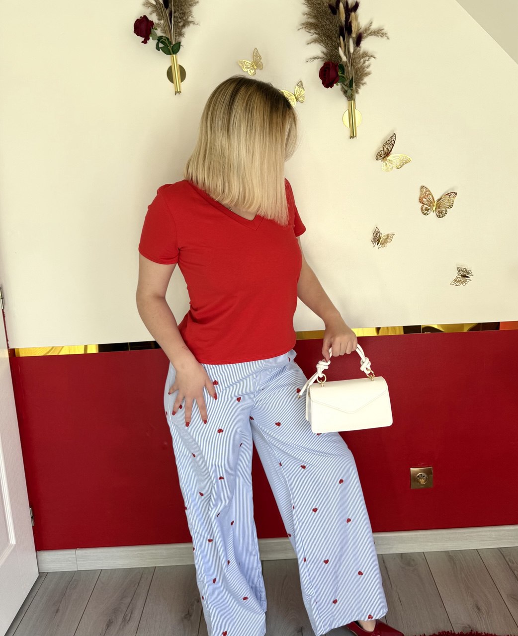 PANTALON CŒUR BLEU - MaisonKLLY
