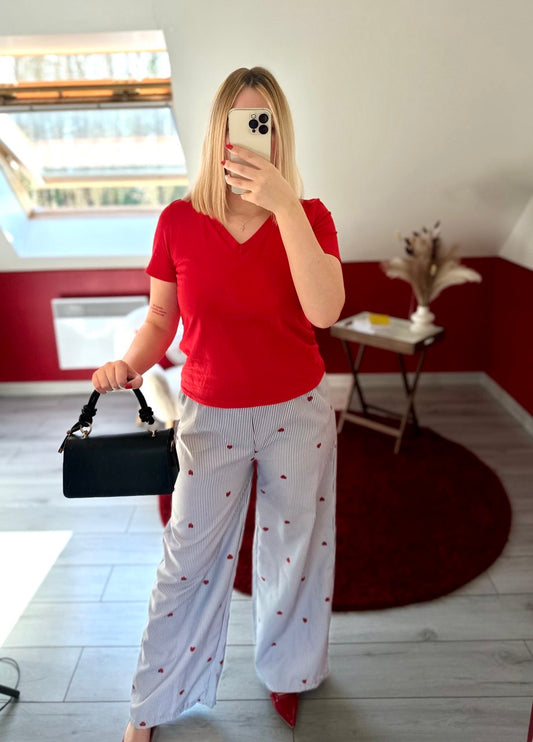 PANTALON COEUR NOIR - MaisonKLLY