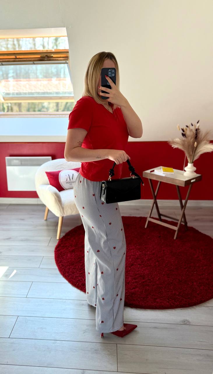 PANTALON COEUR NOIR - MaisonKLLY
