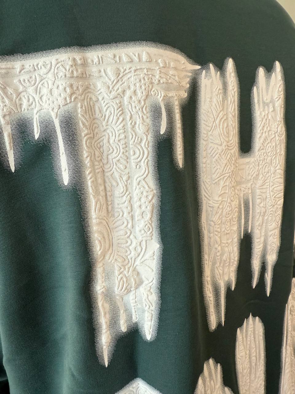 TEE-SHIRT OVERSIVE VERT FONCÉ - MaisonKLLY