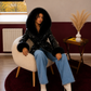 MANTEAU SIMILICUIR FOURRÉ - MaisonKLLY