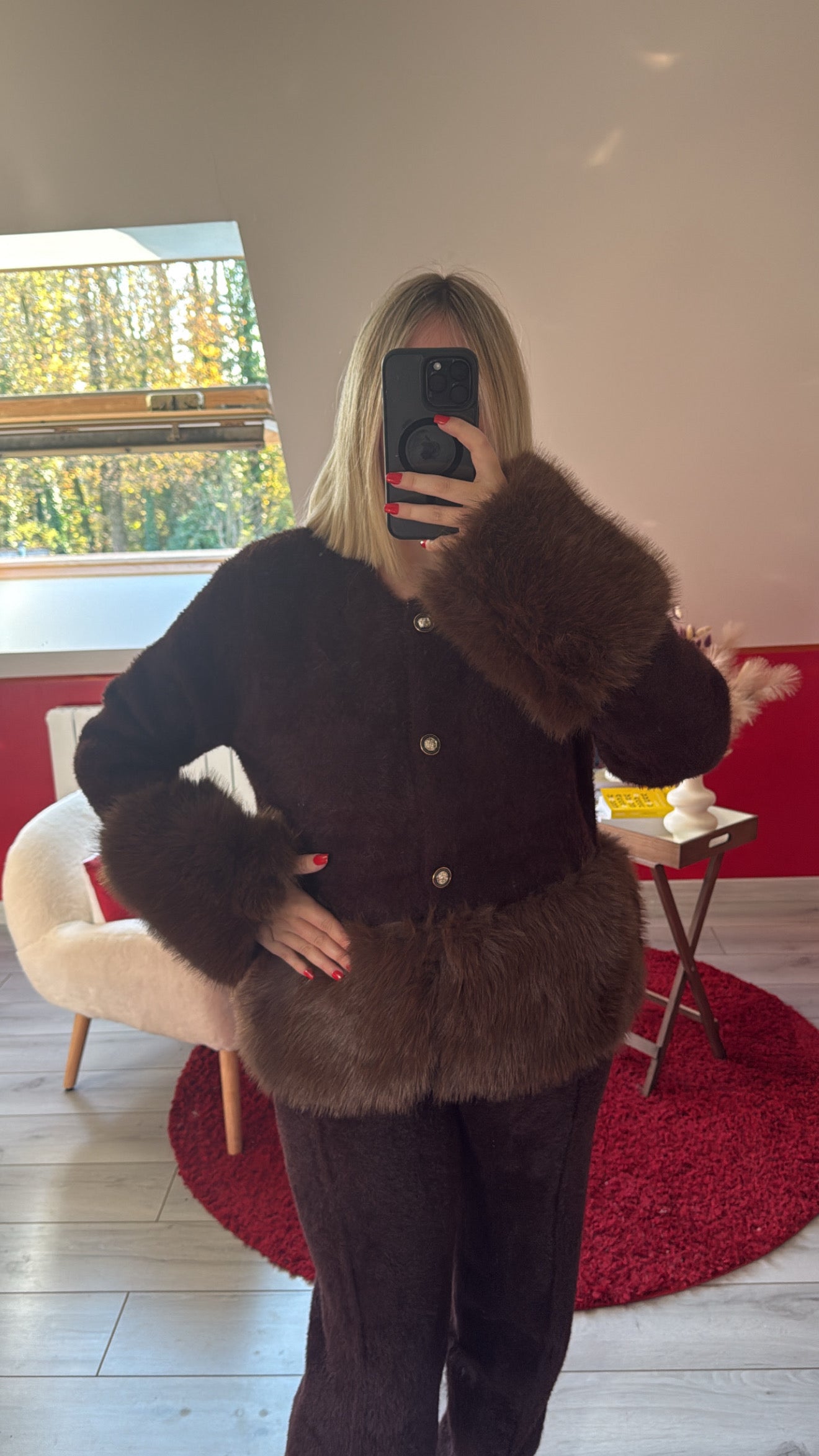 ENSEMBLE TOUT DOUX COTON CHOCOLAT - MaisonKLLY