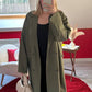 VESTE BLAZER OVERSIZE VERT - MaisonKLLY