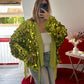 KIMONO SEQUIN PORTEFEUILLE VERT - MaisonKLLY