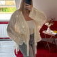 KIMONO SEQUIN PORTEFEUILLE CRÈME - MaisonKLLY