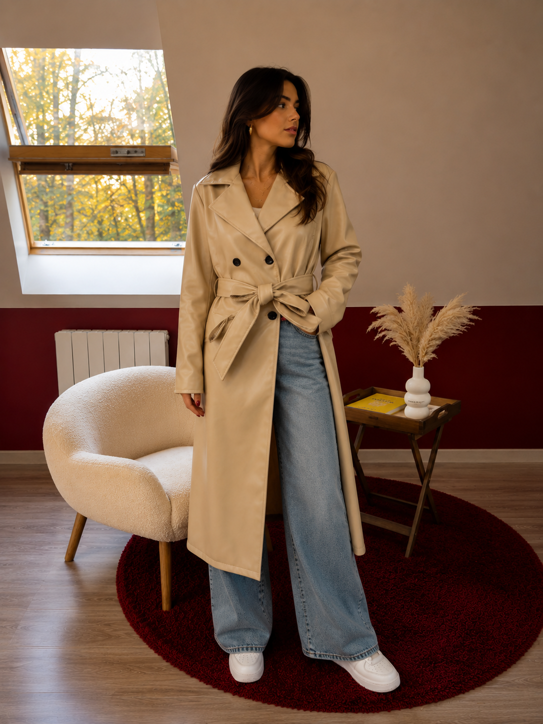 TRENCH SIMILICUIR (plusieurs couleurs) - MaisonKLLY