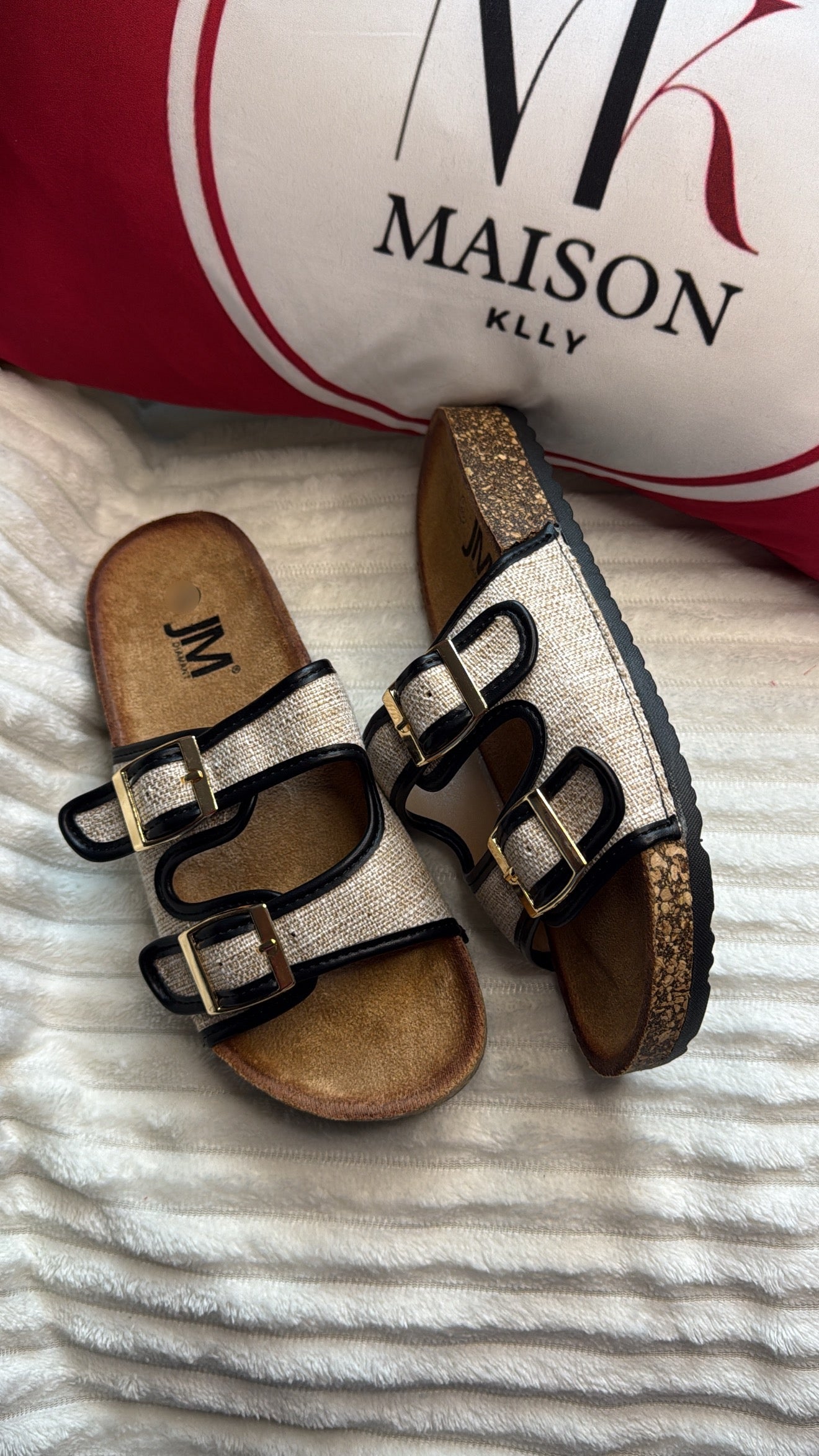 CLAQUETTES BONNA NOIR - MaisonKLLY