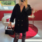 BLAZER OVERSIZE NOIR - MaisonKLLY