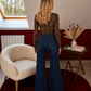 JEANS WIDE LEG BRUT