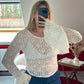 HAUT DENTELLE BLANC - MaisonKLLY