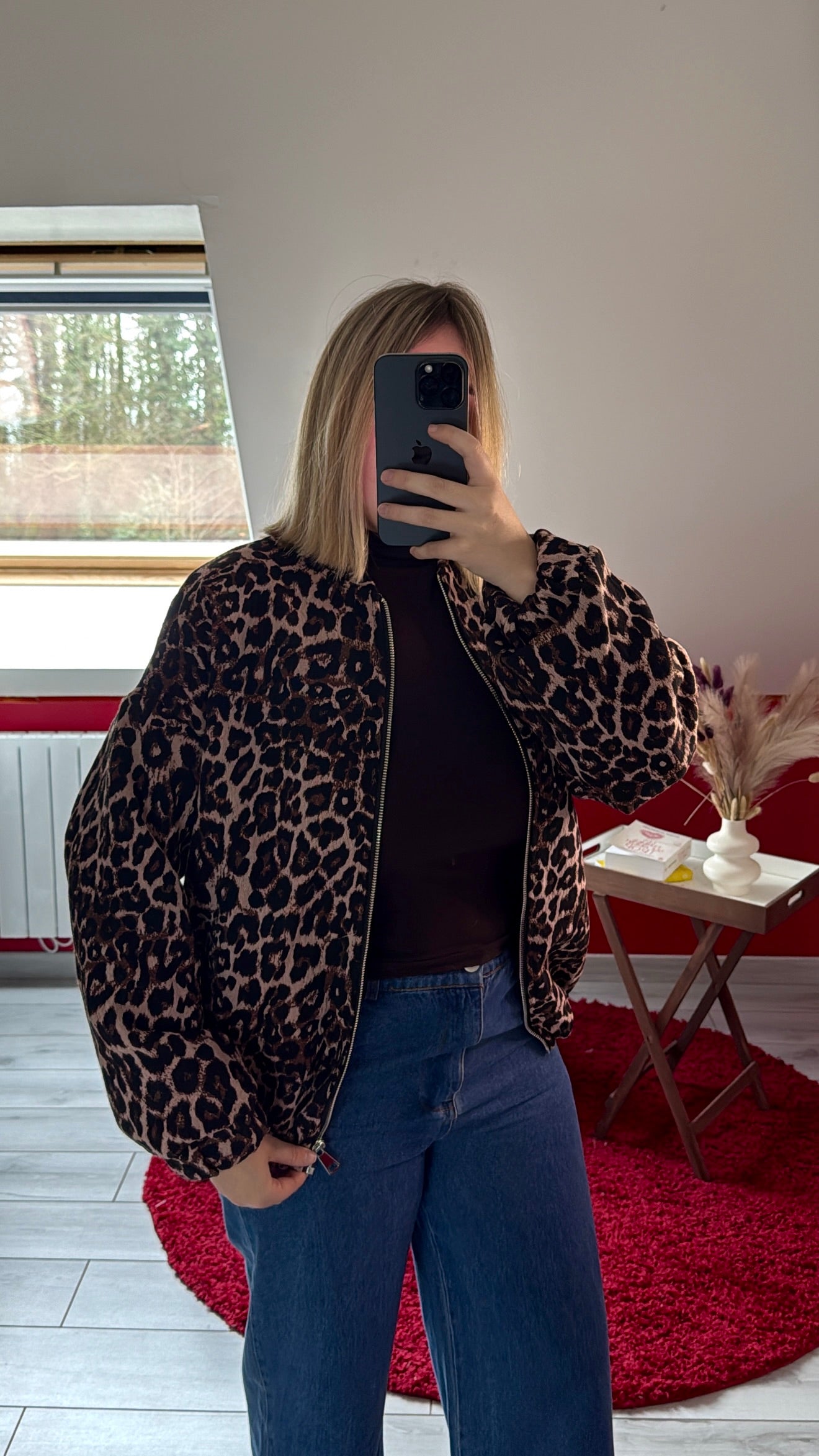 VESTE BOMBER LÉOPARD - MaisonKLLY