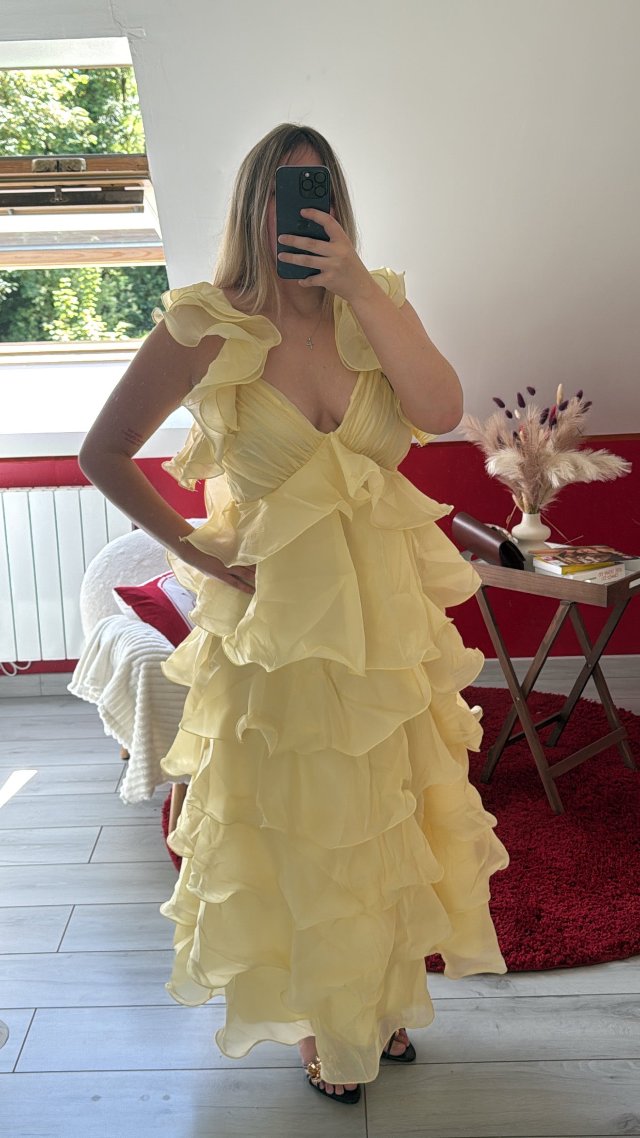 ROBE DE PRINCESSE JAUNE - MaisonKLLY