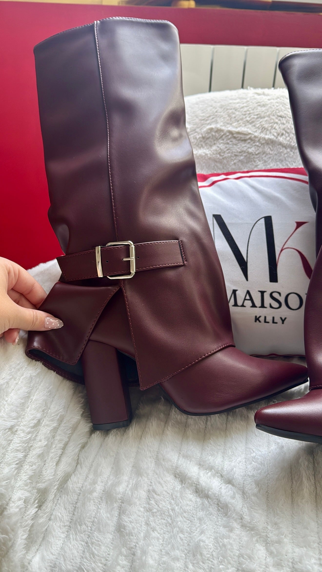 BOTTES GŒRGIA BORDEAUX - MaisonKLLY