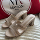 TALONS MONIQUA BEIGE - MaisonKLLY