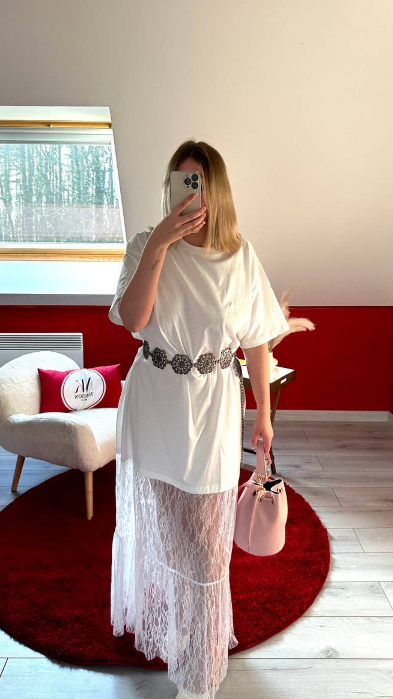 ROBE COTON EN DENTELLE - MaisonKLLY