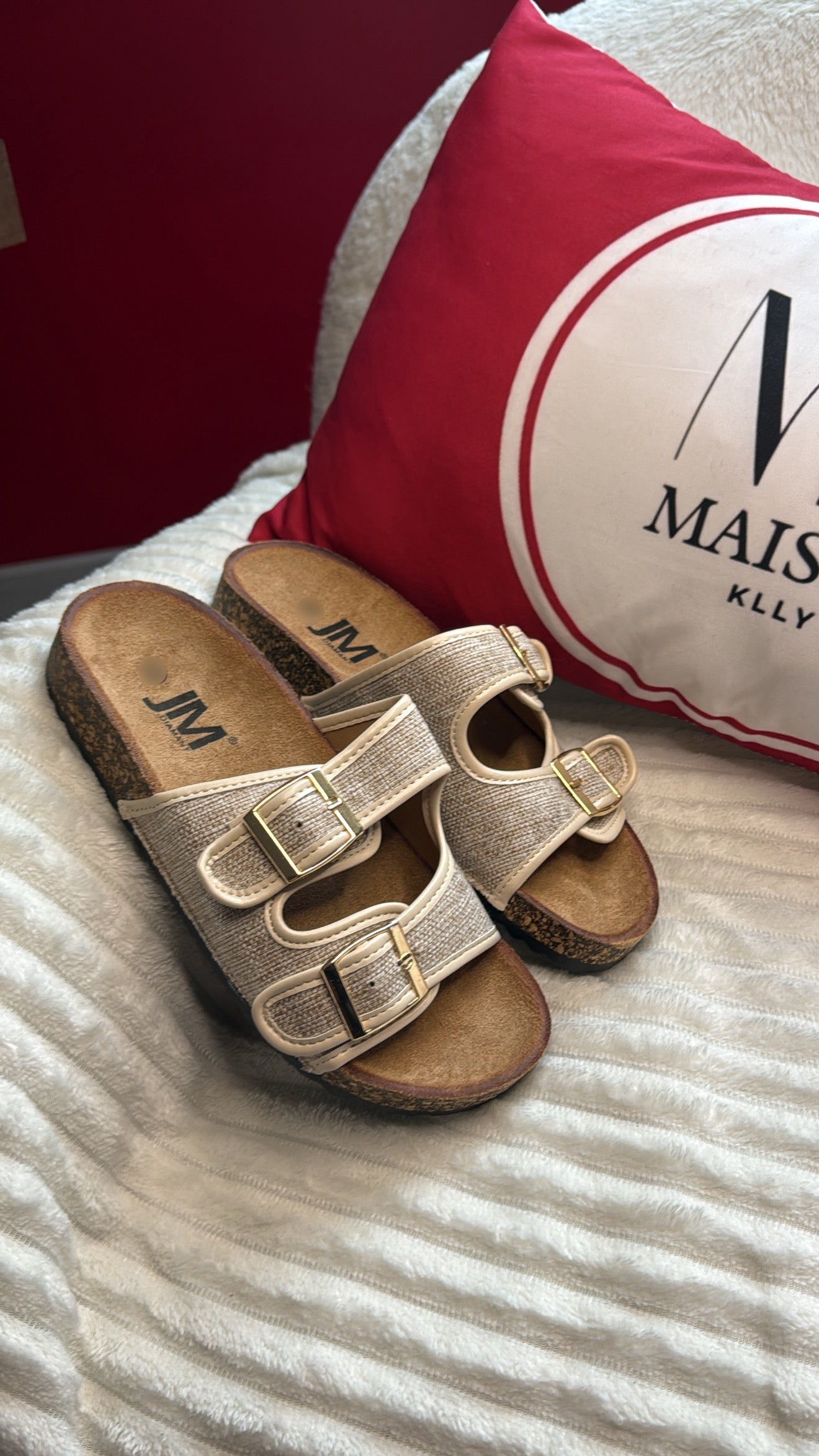 CLAQUETTES BONNA BEIGE - MaisonKLLY