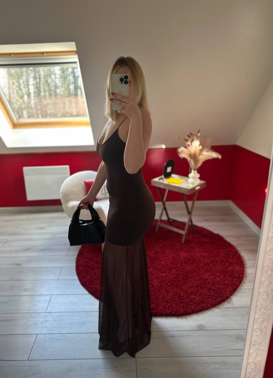 ROBE TULLE CHOCOLAT - MaisonKLLY