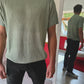 TEE-SHIRT EN MAILLE VERT D’EAU - MaisonKLLY