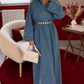 ROBE LONGUE EN JEANS