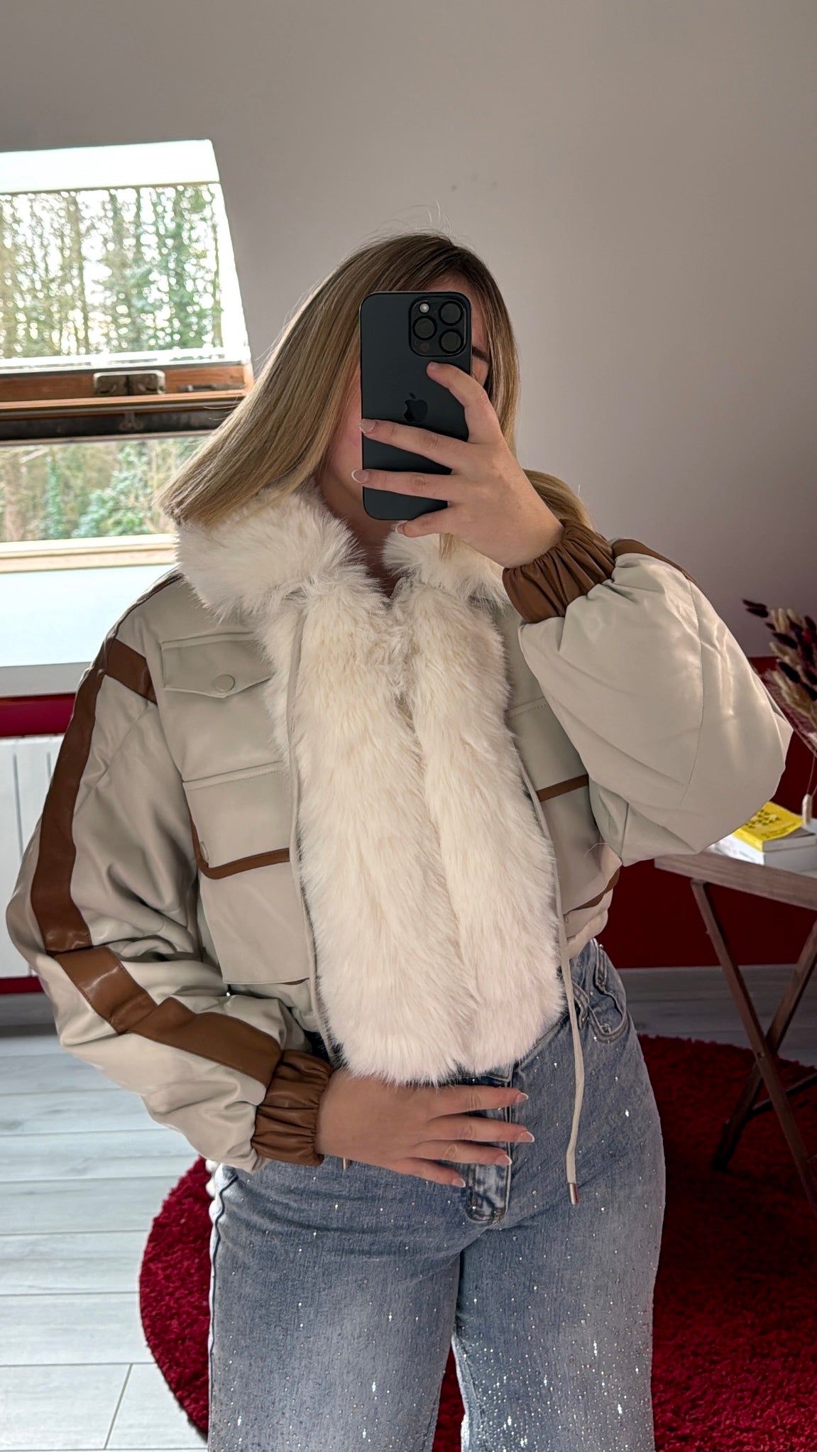 DOUDOUNE FOURRURE COURTE - MaisonKLLY