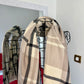 ÉCHARPE DOUCE À CARREAUX BEIGE - MaisonKLLY