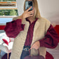 VESTE MOUMOUTE SANS MANCHE CAMEL - MaisonKLLY