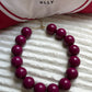 COLLIER DE PERLE BORDEAUX - MaisonKLLY