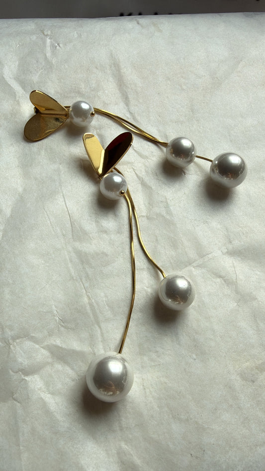 BOUCLES D’OREILLES CŒUR OR - MaisonKLLY