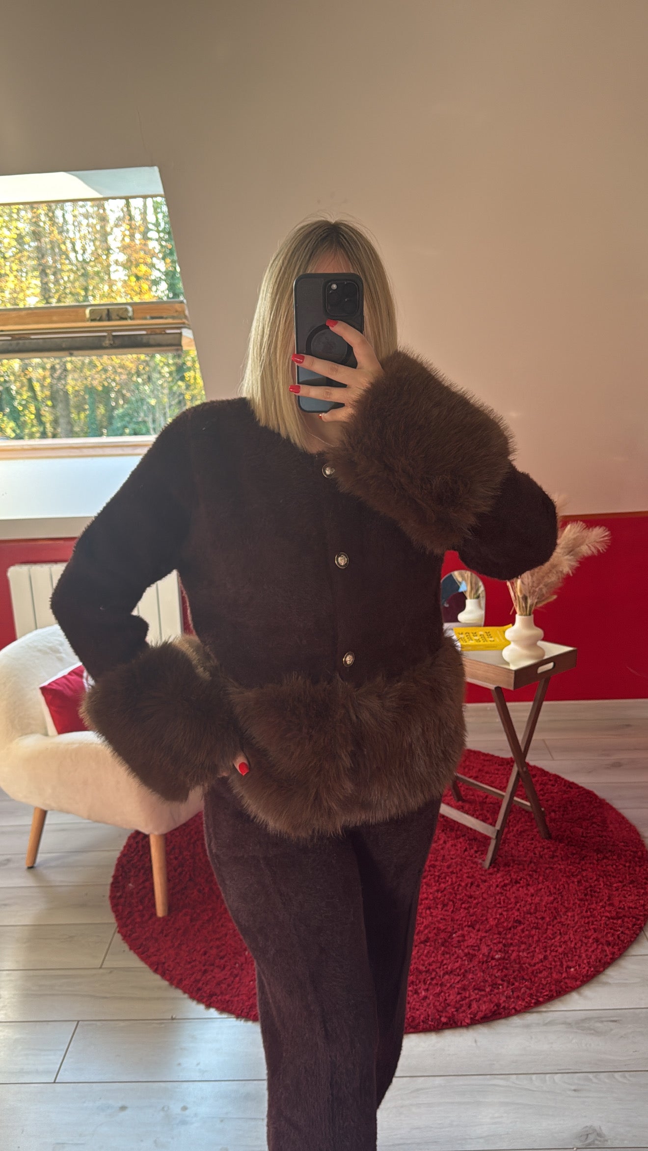 ENSEMBLE TOUT DOUX COTON CHOCOLAT - MaisonKLLY