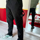 JEANS NOIR STYLE CARGO - MaisonKLLY