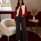 JEANS WIDE LEG NOIR