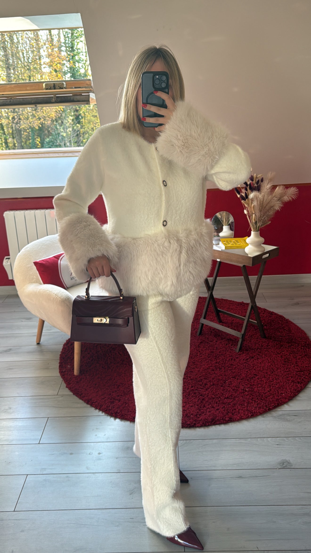 ENSEMBLE TOUT DOUX COTON BLANC - MaisonKLLY