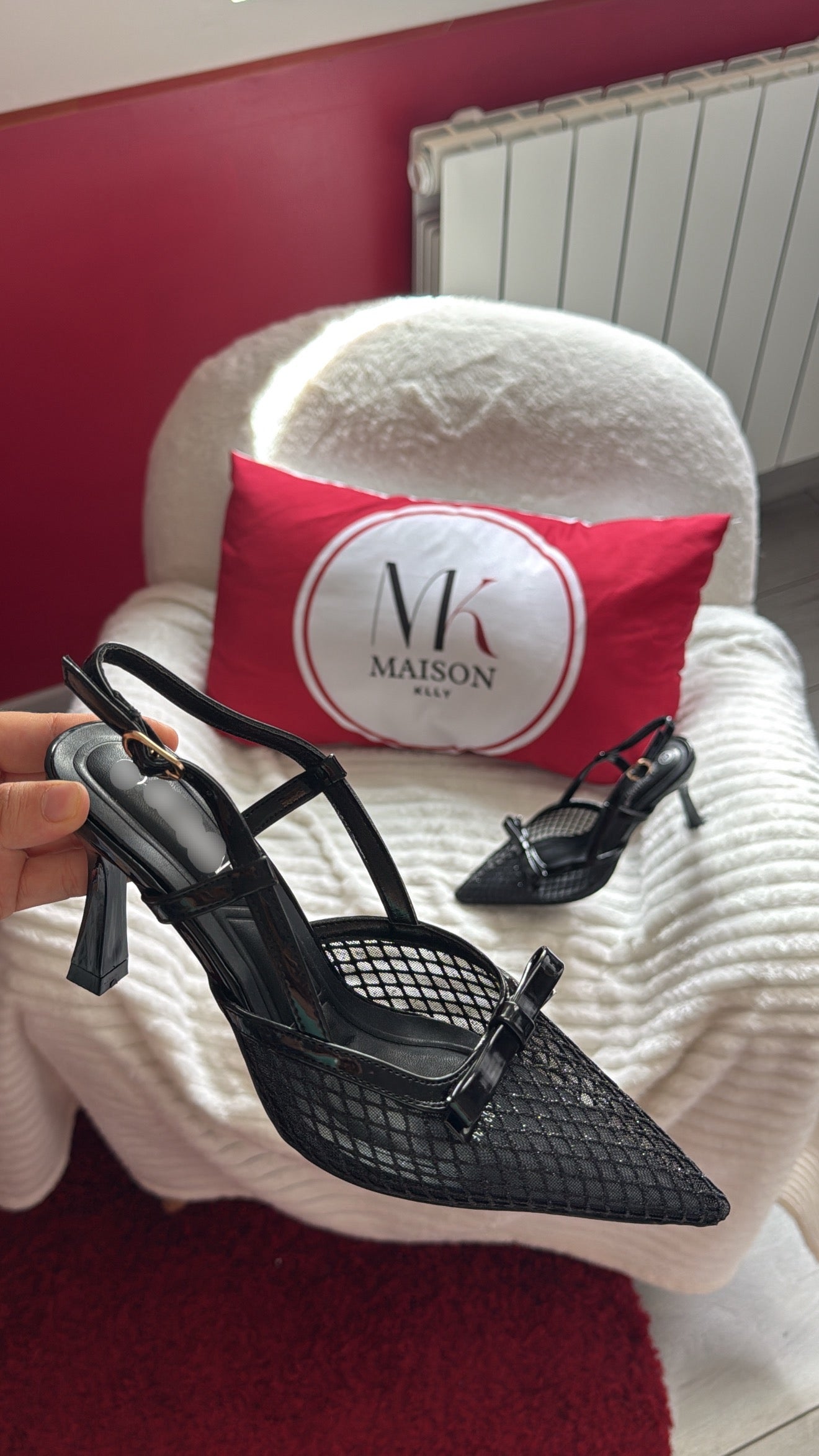 TALONS RESILLA NOIR - MaisonKLLY