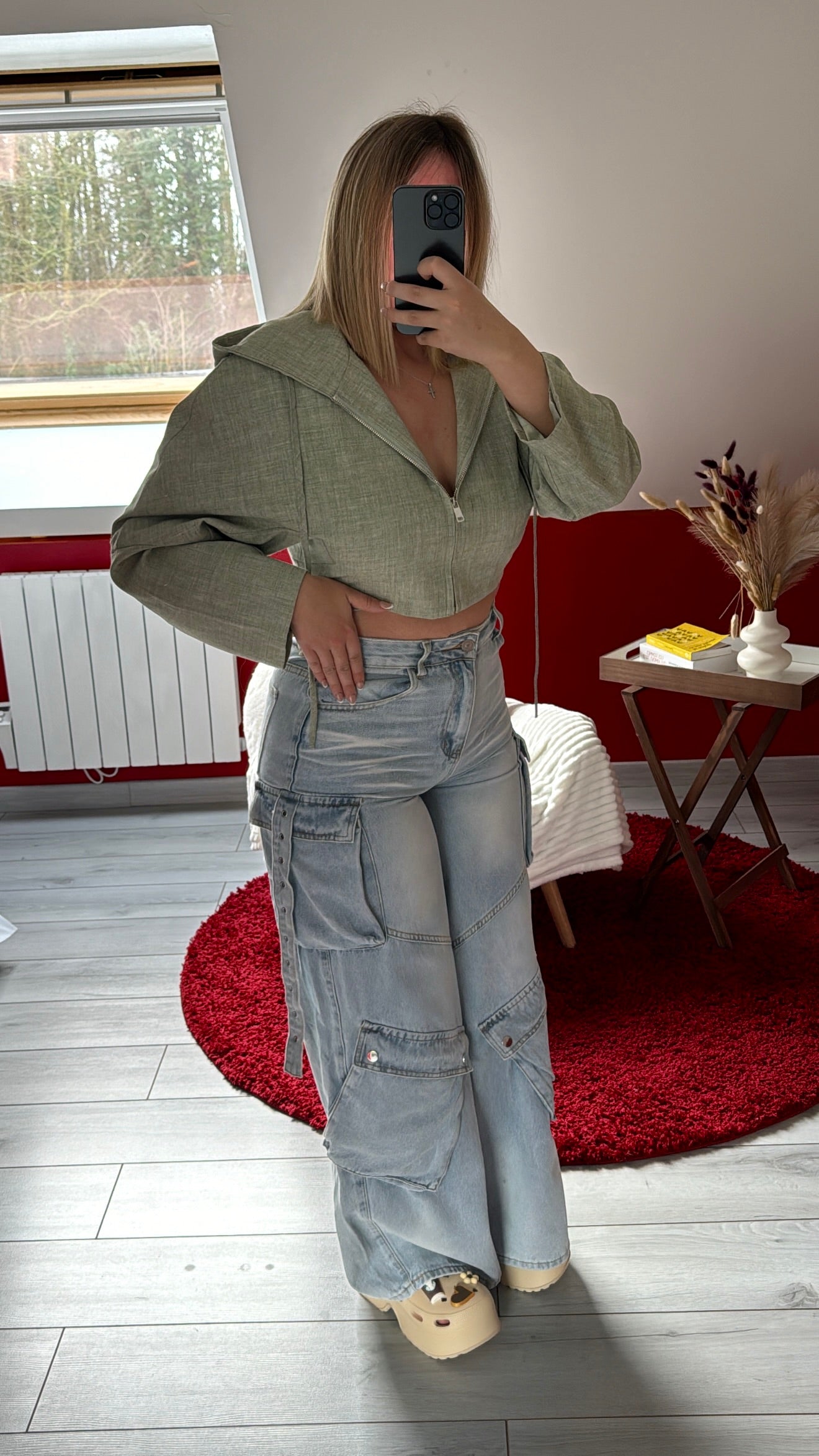 JEANS BAGGY POCHE - MaisonKLLY