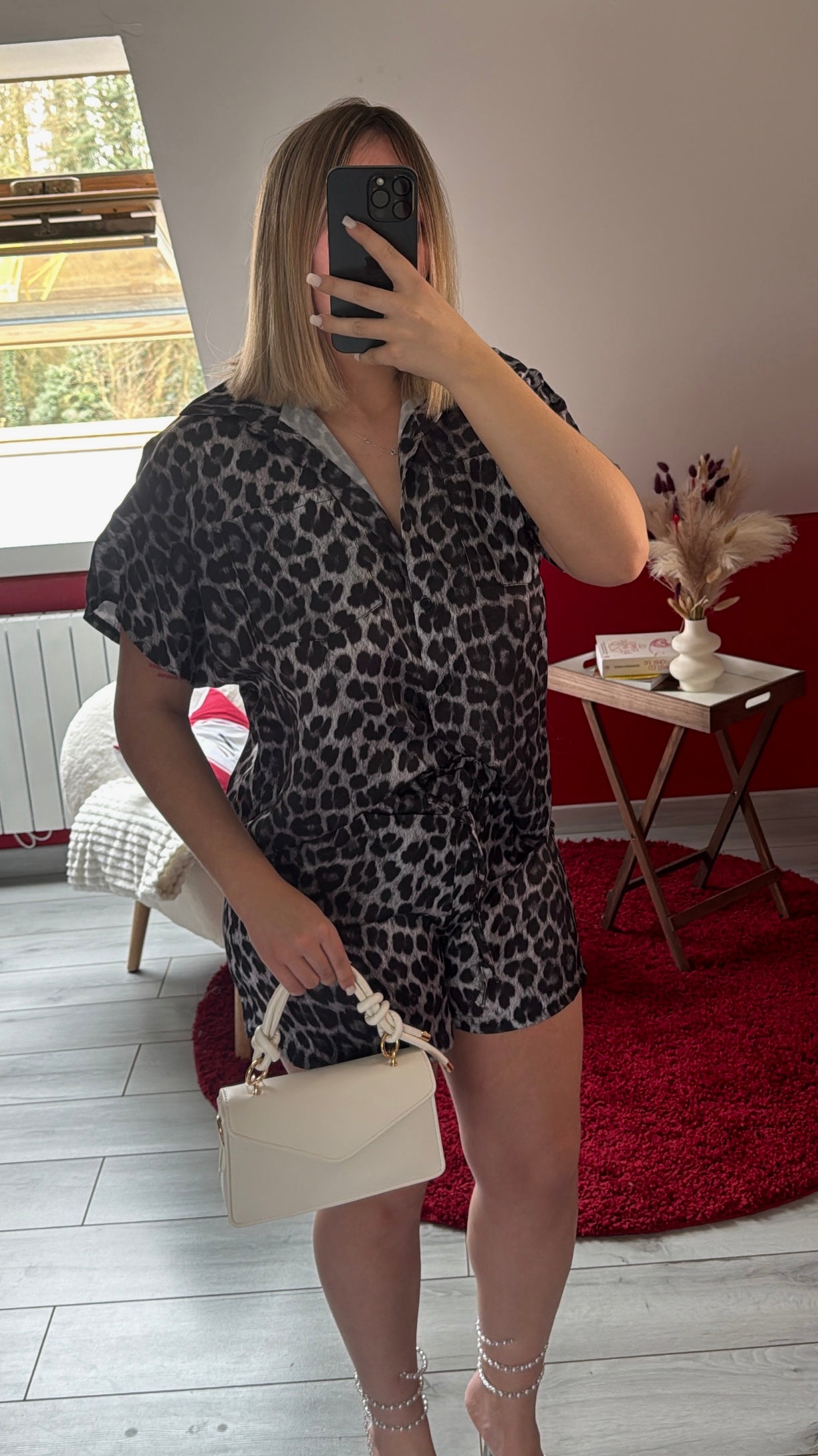 ENSEMBLE SHORT LÉOPARD - MaisonKLLY