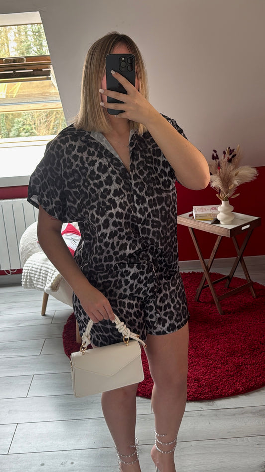 ENSEMBLE SHORT LÉOPARD - MaisonKLLY