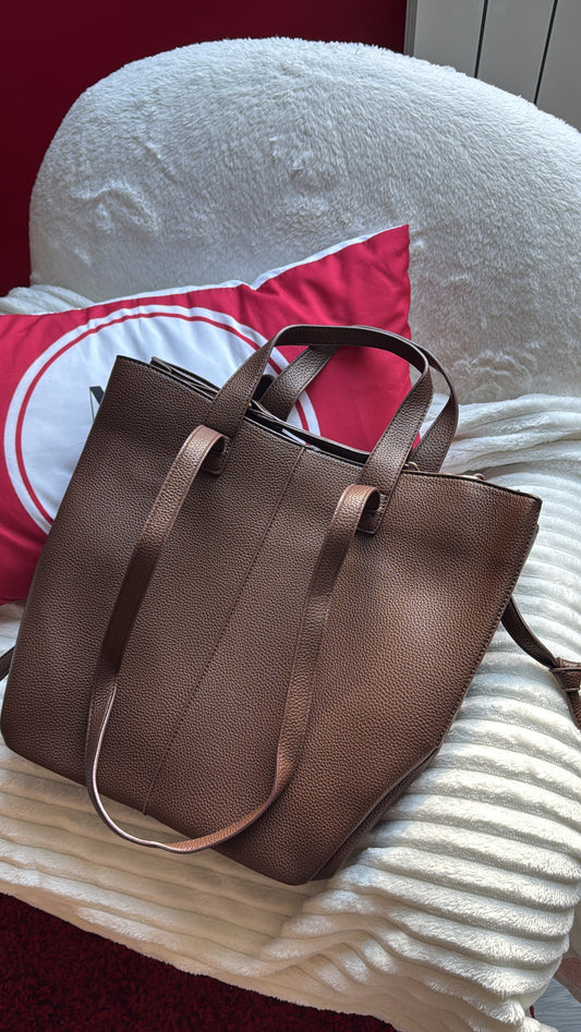 SAC CABAS CHOCOLAT - MaisonKLLY
